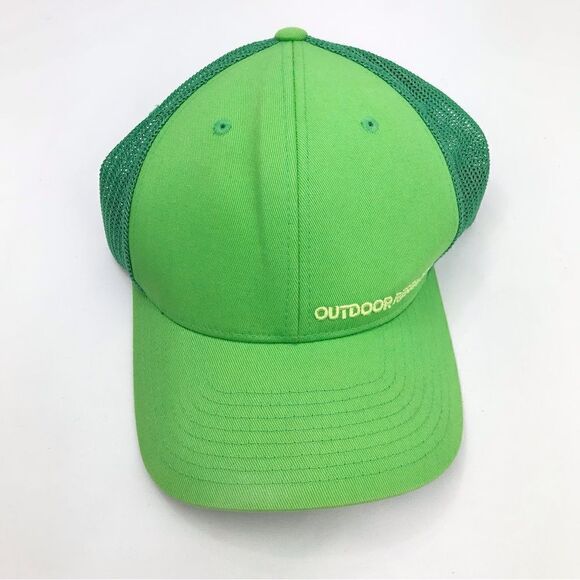 Outdoor Research Flexfit Green Canvas  Mesh Ball Cap - Picture 2 of 12